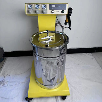 Máquina de pulverização de pó metálico eletrostático de revestimento a vácuo HXC-600A para substrato de aço
