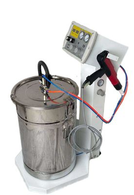 Máquina de pulverização de metal eletrostática de revestimento por adsorção de vácuo com cartucho de pó durável HXC-310 personalizado com rolos