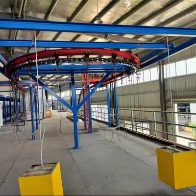 Linha de pintura de revestimento em pó de isolamento térmico para processamento de metais e revestimento em pó