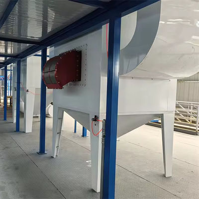 Máquina automática de revestimento em pó de trabalho pesado resistente a arranhões de resíduos reduzidos