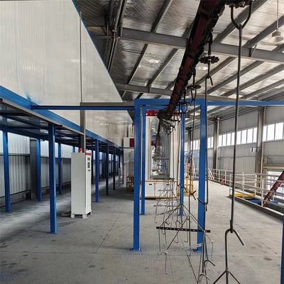 Máquina automática de revestimento em pó de trabalho pesado resistente a arranhões de resíduos reduzidos