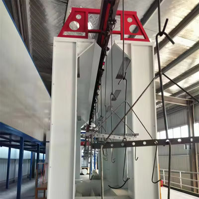 Máquina automática de revestimento em pó de trabalho pesado resistente a arranhões de resíduos reduzidos