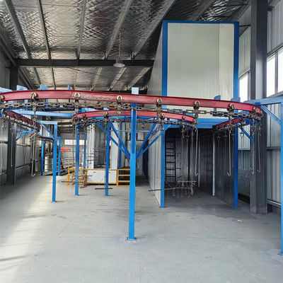 120 mm Linha de revestimento de pó de metal de isolamento Fácil manutenção resistência UV