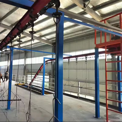 120 mm Linha de revestimento de pó de metal de isolamento Fácil manutenção resistência UV