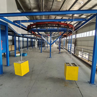 Linha de pintura de revestimento em pó personalizada de alta precisão para revestimento de substrato de aço
