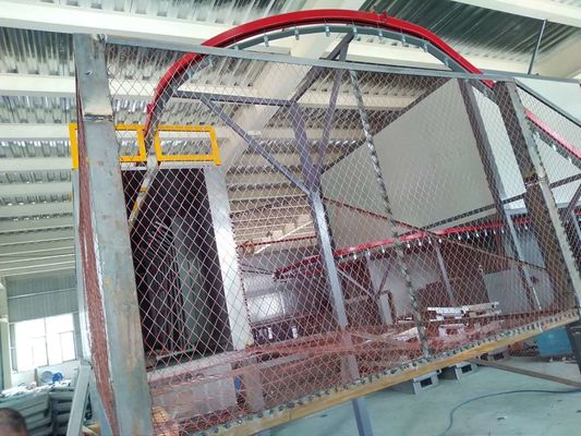 Linha de revestimento de pó automatizada de alta capacidade Operação de segurança Linha de pintura de revestimento de pó