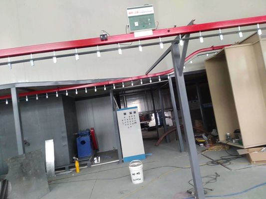 Linha de revestimento de pó automatizada de alta capacidade Operação de segurança Linha de pintura de revestimento de pó