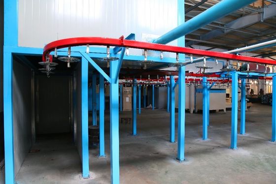 Máquina de revestimento automático de pó de alta produtividade