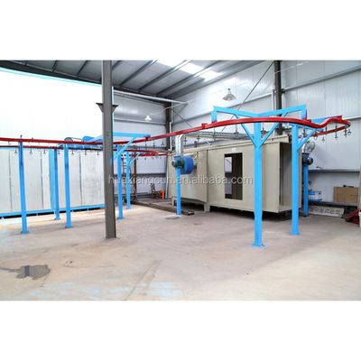 Linha de montagem de pulverização eletrostática de aço Máquina de revestimento industrial de pó de poupança de energia OEM