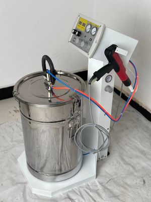 Revestimento liso com equipamento de pintura em pó eletrostático WL-03 e energia elétrica