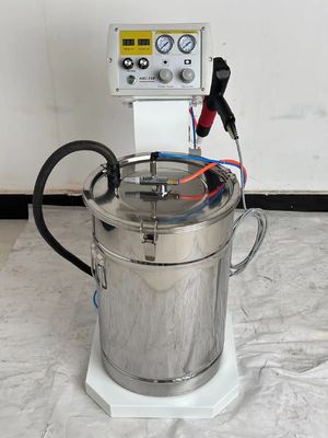 Revestimento liso com equipamento de pintura em pó eletrostático WL-03 e energia elétrica