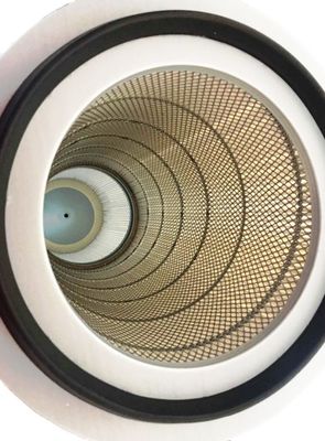 Filtros de cabine de revestimento de pó resistentes a produtos químicos com malha galvanizada e junta de EVA