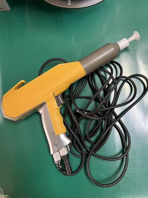 Pistola eletrostática de revestimento de pó de substrato metálico com spray automático e cabine científica