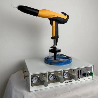 Máquina de revestimento em pó Tipo Máquina portátil de pintura de metais com pequena coluna