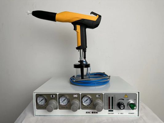 Máquina de revestimento em pó Tipo Máquina portátil de pintura de metais com pequena coluna