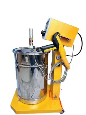 110V/220V Máquina de pulverização de pó eletrostático portátil manual de metal com pistola de pulverização