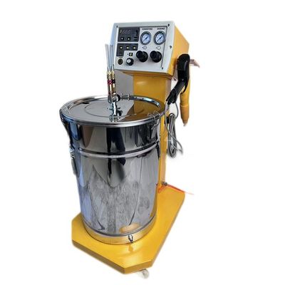 Equipamento de revestimento em pó de superfícies metálicas com arma de revestimento de potência eletrostática