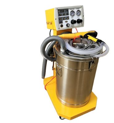 Máquina de revestimento por pó eletrostático para aplicação de revestimento de substrato de aço