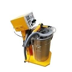 Máquina de revestimento por pó eletrostático para aplicação de revestimento de substrato de aço