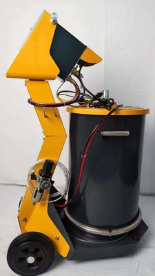 Máquina de revestimento de pó de aço com embalagem de caixa de cartão Equipamento de revestimento Gema no melhor
