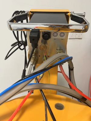 Máquina de revestimento em pó de mudança de cor rápida e vibratória com peso de 49 kg e potência de 40 kW
