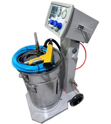 Máquina portátil de revestimento em pó de substrato de aço Equipamento de revestimento em pó de mudança de cor