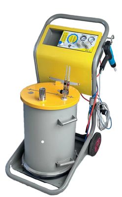 Injecção máxima de pó de 600 g/min. Máquina de revestimento em pó de cadeia para revestimento de metais