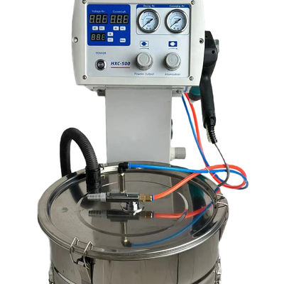 Sistema de revestimento em pó vibratório de mudança de cor rápida para todos os tipos de substratos metálicos