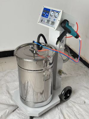 Sistema de revestimento em pó vibratório de mudança de cor rápida para todos os tipos de substratos metálicos