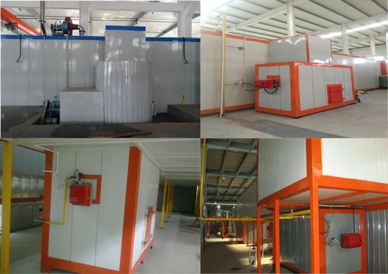 Equipamento profissional de revestimento em pó para acabamento de superfície de painéis metálicos personalizado