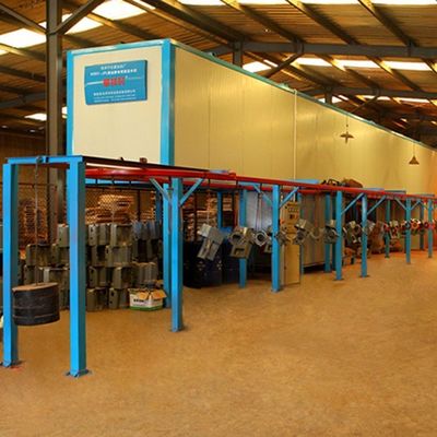 Forno de secagem industrial de 4000 kg para revestimento em pó e sistema de cabine de secagem profissional