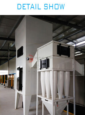 Forno de secagem industrial de 4000 kg para revestimento em pó e sistema de cabine de secagem profissional