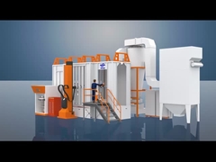 120 mm espessura de isolamento Substrato de aço Linha de montagem personalizada Máquina de revestimento em pó